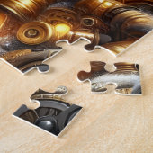 Stoomstijl Kerstpuzzel Legpuzzel (Zijkant)