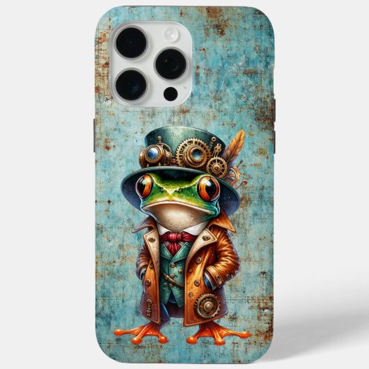 Stoomstijl Kikker Case-Mate iPhone Case (Achterkant)