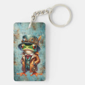 Stoomstijl Kikker Sleutelhanger (achterkant)