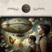Stoomstijl Kinderen Luchtballon Decoupage Tissuepapier