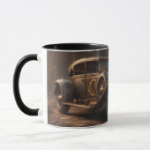 Stoomstijl Klassieke Auto Mok (Links)