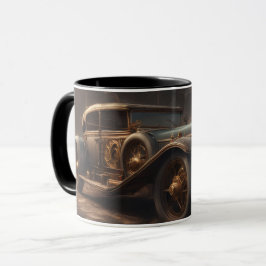 Stoomstijl Klassieke Auto Mok
