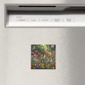 Stoomstijl Kolibries Magneet (Insitu (Vaatwasser))