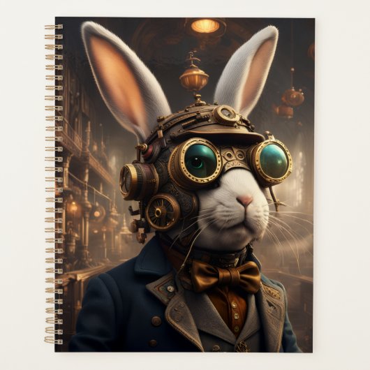 Stoomstijl Konijn en Vos Planner (Voorkant)