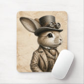 Stoomstijl Konijn Muismat (Met muis)