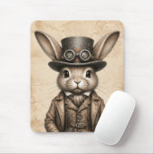 Stoomstijl Konijn Muismat (Met muis)