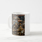 Stoomstijl Kookaburra Koffiemok (Voorkant links)