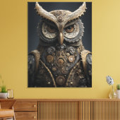 Stoomstijl Koperen Schildwacht Canvas Afdruk (Insitu (Woonkamer))