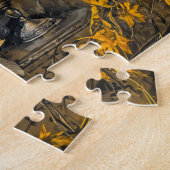 Stoomstijl leesmuis legpuzzel (Zijkant)