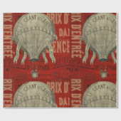 Stoomstijl lettertypen voor ballonvaart grafisch o cadeaupapier (Vlak)