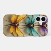 Stoomstijl Libellen iPhone 16 Hoesje (Achterkant horizontaal)