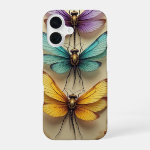 Stoomstijl Libellen iPhone 16 Hoesje