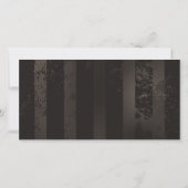 Stoomstijl Libellen op bruin gestreepte achtergron Bedankkaart (Achterkant)