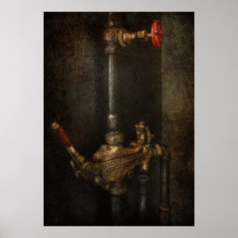 Stoomstijl - Loodgieterswerk - Nummer 4 - Universe Poster