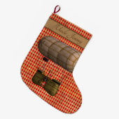 Stoomstijl Luchtballon Grote Kerstsok (Voorkant (Hangend))