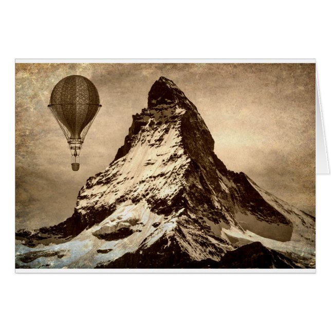 Stoomstijl Matterhorn Scene (Voorkant Horizontaal)