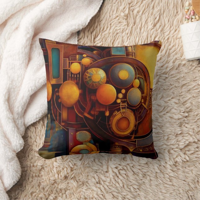 Stoomstijl Mechanische Bol Compositie Kussen (Deken)