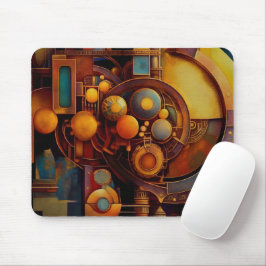 Stoomstijl Mechanische Bol Compositie Muismat