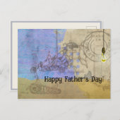 Stoomstijl mechanische Edison gloeilamp architect Briefkaart (Voorkant / Achterkant)