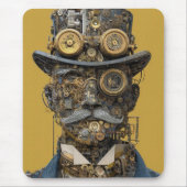 Stoomstijl Mechanische Heer Muismat (Voorkant)