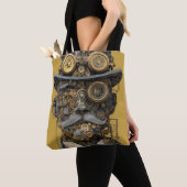Stoomstijl Mechanische Heer Tote Bag (Dichtbij)