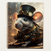 Stoomstijl Muis en Vogel Planner (Voorkant)