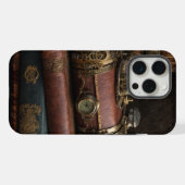 Stoomstijl Oude Boeken iPhone Hoesje (Achterkant horizontaal)