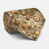 Stoomstijl Oude Kaart Halsdoek Stropdas (Opgerold)