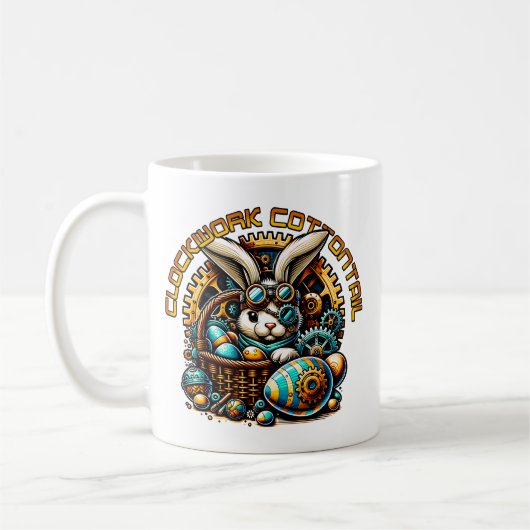 Stoomstijl Paashaas Koffiemok (Links)