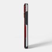 Stoomstijl rood iPhone hoesje (Linkerkant)