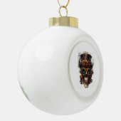 Stoomstijl Schedel Motor Keramische Bal Ornament (Links)