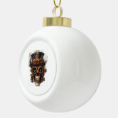 Stoomstijl Schedel Motor Keramische Bal Ornament (Rechts)