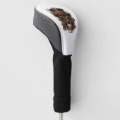 Stoomstijl Schedelmotor Golfheadcover (Schuin)