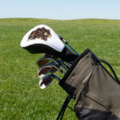 Stoomstijl Schedelmotor Golfheadcover (Insitu)