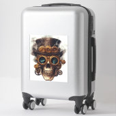 Stoomstijl Schedelmotor Sticker (Koffer)