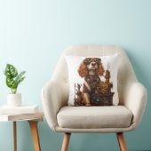 Stoomstijl Spaniel - Victoriaanse Hondenuitvinder Kussen (Stoel)