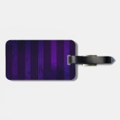 Stoomstijl Spin op Paarse Achtergrond Bagagelabel (Achterkant horizontaal)