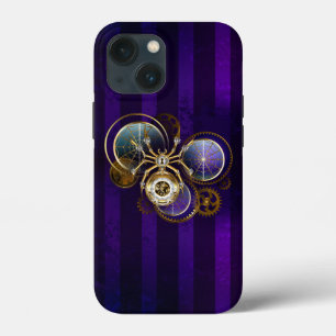 Stoomstijl Spin op Paarse Achtergrond Case-Mate iPhone Case