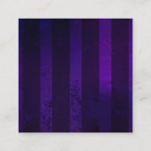 Stoomstijl Spin op Paarse Achtergrond Contactkaartje (Achterkant)