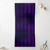 Stoomstijl Spin op Paarse Achtergrond Drieluik Wenskaart (Binnen)