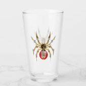 Stoomstijl spin op zwart glas (Achterkant)