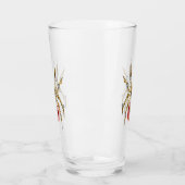 Stoomstijl spin op zwart glas (Links)