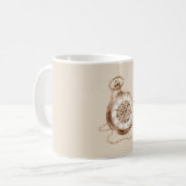 Stoomstijl stopwatch koffiemok (Voorkant links)