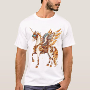 Stoomstijl Tandwiel Eenhoorn (1) T-shirt