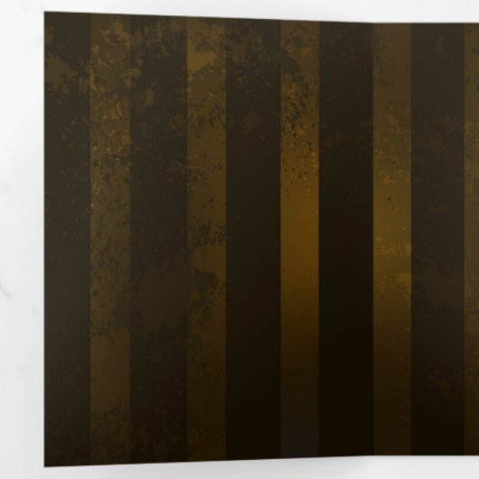 Stoomstijl tandwielen en blauwe vlinders drieluik kaart (Binnenzijde eerst)