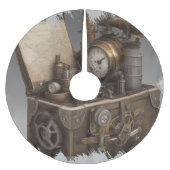 Stoomstijl Tijdmachine Kerstboom Kleed Rok (Voorkant)