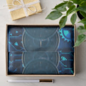 Stoomstijl Tijdmachine Klokken Tandwielen Tissuepapier (Geschenk)