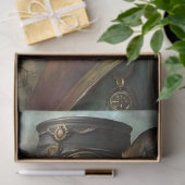 Stoomstijl Tijger Whimsisch Antiek Dier Decoupage Tissuepapier (Geschenk)