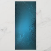 Stoomstijl turquoise Achtergrond met Tandwielen Menu (Achterkant)