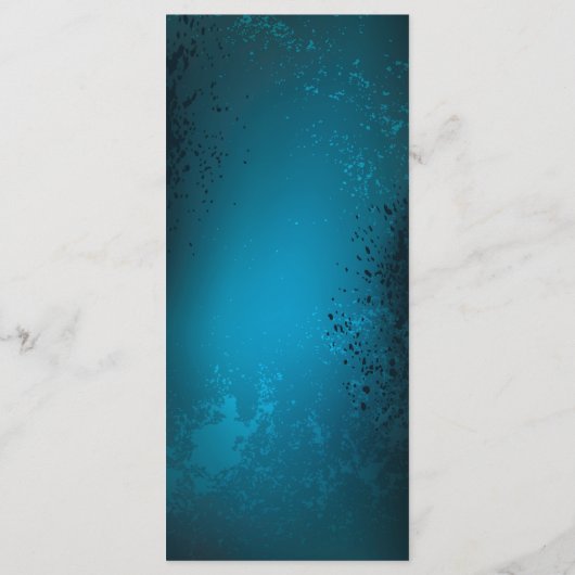 Stoomstijl turquoise Achtergrond met Tandwielen Menu (Achterkant)